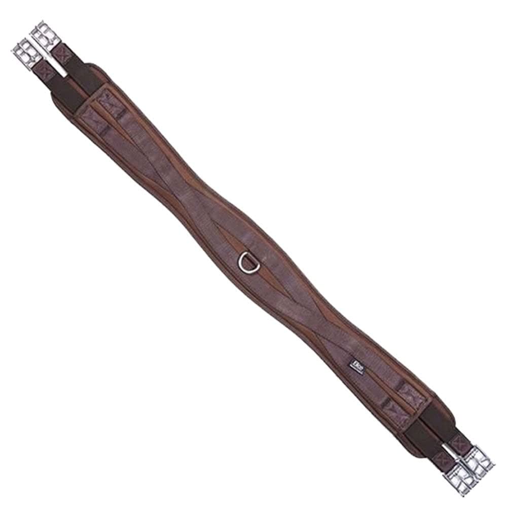 Dressage Girth - Ergonomically Designed In Black Or Brown Sizes 22u2033, 24