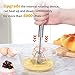 Newness Whizzy Whisk, Stainless Steel Semi Automatic Whisk Blender for Home -Versatile Tool for Egg Beater, Milk Frother, Hand Push Wisk - Kitchen Utensil for Blending, Whisking, Beating & Stirring