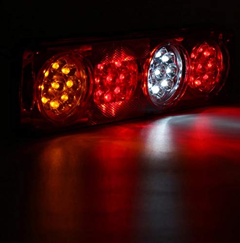 19 Luci Posteriori A LED Per Rimorchio Bar DC 12V Coda Indicatore Di Direzione Luci Di - Foto 6