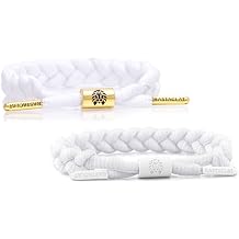 Rastaclat Original Hand Braided Core Collection Adjustable Bracelets for All Ages | Set of 2 Braided Bracelets Small/Medium