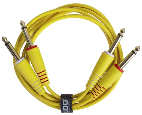 UDG Audio Cable Set 1/4'' Jack - 1/4'' Jack Yellow Straight 3m