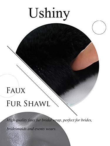 Ushiny, coprispalle in ecopelliccia, ideale per