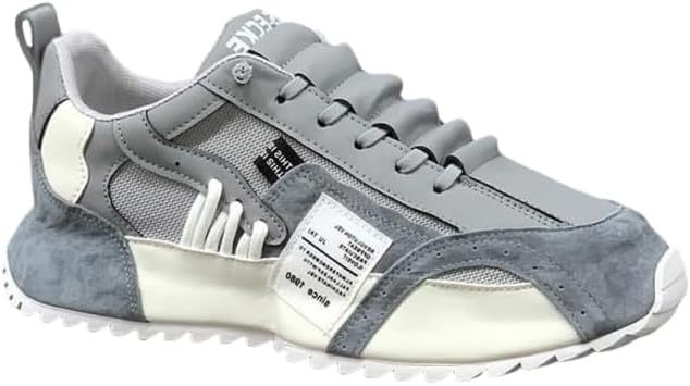 Comfortable and Stylish Platform Trainers for Outdoor Walking,Jogging,Camping,All Seasons Men's Lace Up Trainers