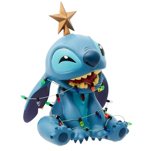 Figura Stitch con Luces de Navidad Enesco Disney de 19 cm Multicolor 4