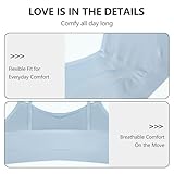 POWER FLOWER 6-Pack Women's Sports Bras, Seamless Yoga Bras with Removable Pads, Comfortable Strap Design, Sizes S-XL (3007, S-M) - Image 5