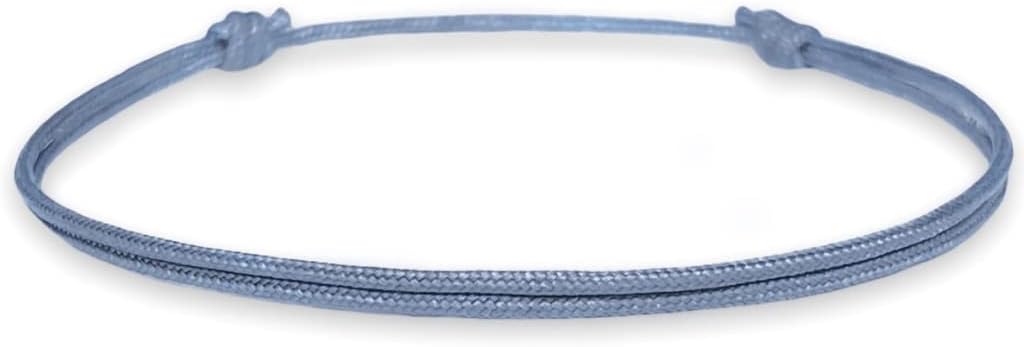 Adjustable Cord Bracelet- Colorful Unisex Adult Waterproof Nylon String Bracelets & Boho Surfer Anklet for Men & Women - 28 Colors, Unisex Durable Design