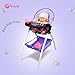 Anivia Baby Doll High Chair, Toy High Chair for Baby Doll (DH010A Purple)