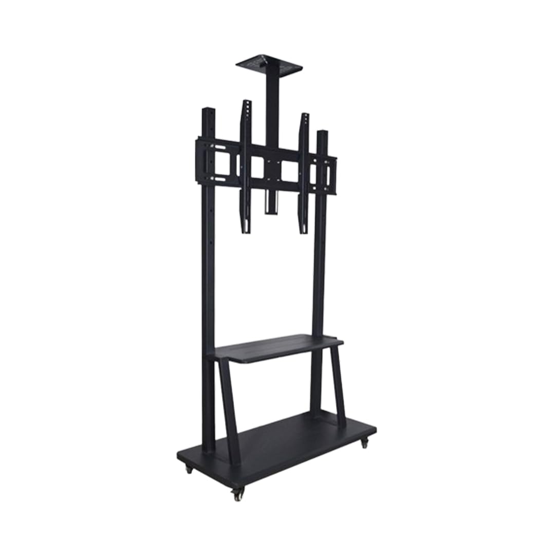 ASIATOUCH Interactive Flat Panel Display Stand | 60 inch to 100 inch Heavy Duty | TV CART for 60 to 100 Inch Panel | Load Capacity Upto 220 kg (Colour-Black, AT-1800) (B0D1QLRGMJ) Amazon Price History, Amazon Price Tracker