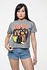 AC/DC Crop Top T Shirt Highway to Hell Circle Band Logo Official Womens Grey S #1