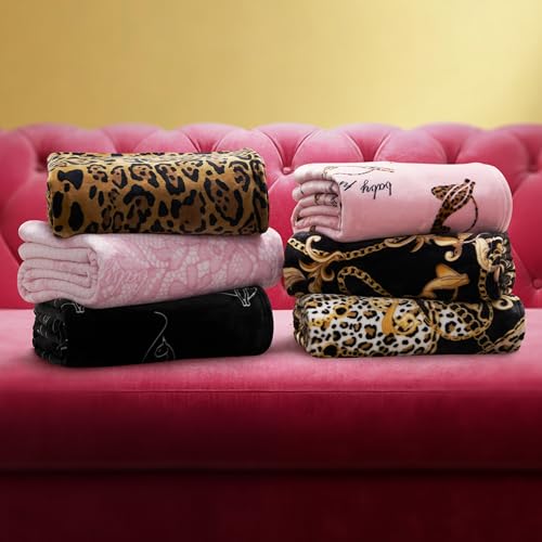 Baby Phat Oversized Plush Throw Blanket 60" x 70", Skinny Cat Black by Baby Phat - Used condition - Image 6