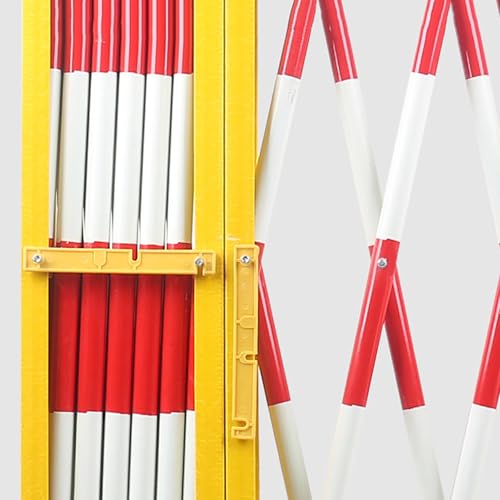 Barrière mobile extensible et réglable, clôture de sécurité pliante pour chantier - 6