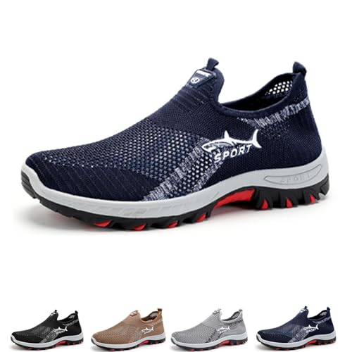 Jarv Cooling Comfort Sneaker, Atlacoast Summer Breathable Mesh Slip-On Casual Sports Walking Shoes
