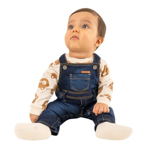 Image of OFFCORSS Baby and Toddler Overall with Adjustable Straps, for Boys and Girls, Indigo