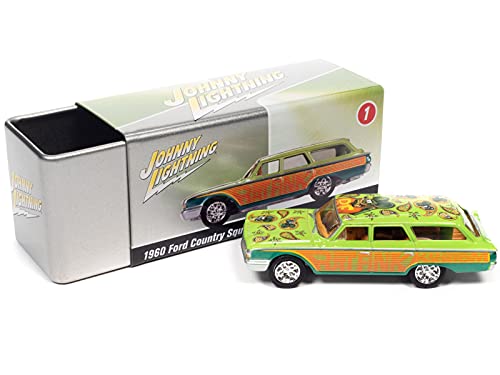 Modelo auto a escala 1/64 Ford Country Squire de metal miniatura 2