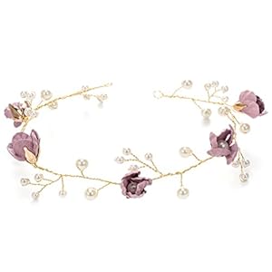 BESTOYARD Bloemen, meisjes, kroon, haarband, parels, haarbanden, wijnstokken, bruiloft, bruid, hoofdtooi, zoals…
