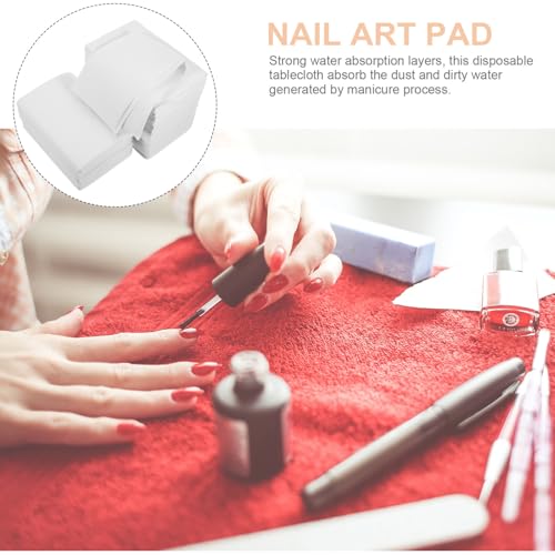 Tapis de table pour manucure COLLBATH serviette jetable absorbante pour salon de beauté - 4