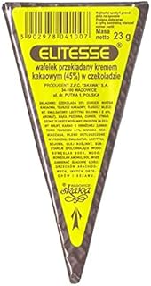 Skawa ELITESSE triangle cocoa wafers covered in chocolate PACK OF 6