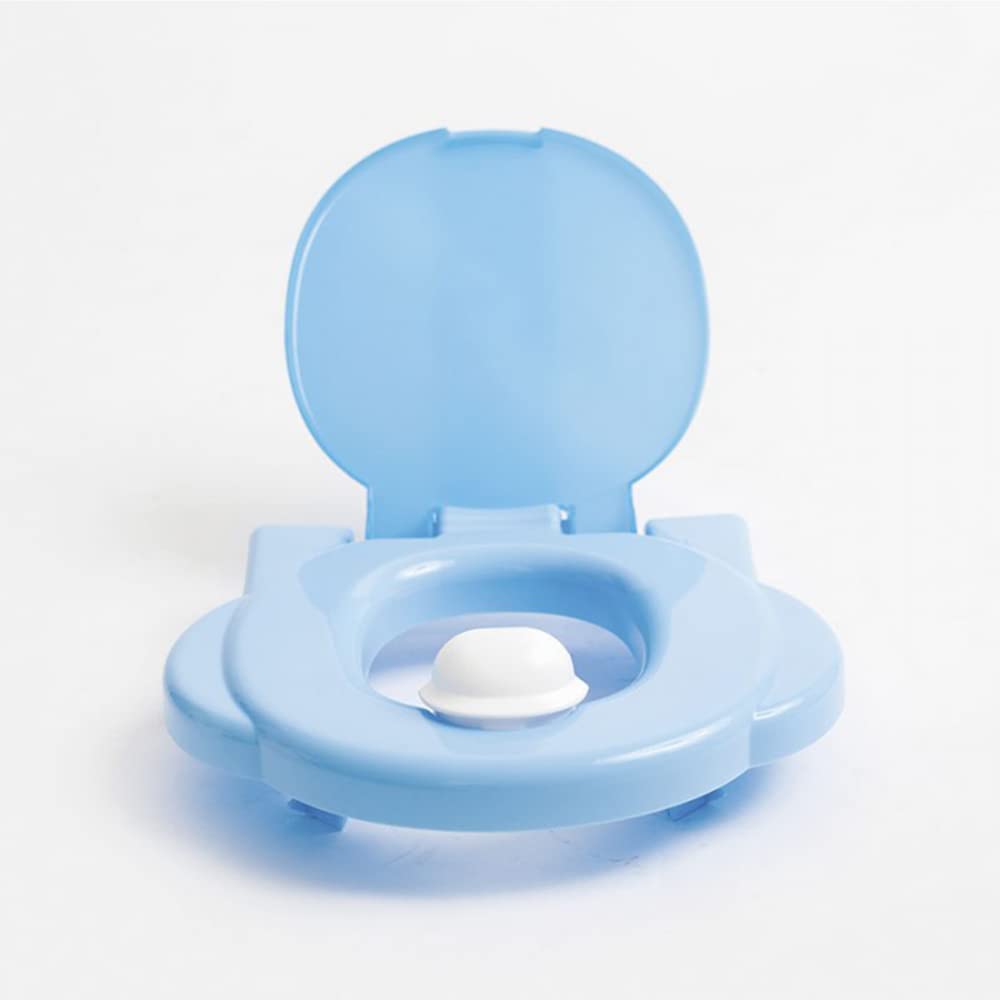 Orinal Aprendo ir al baño Blanco de Olmitos- Se puede utilizar como reductor de WC - Con portarollos para el papel y cadena - Vaso interior extraible para facilitar la limpieza… (Blanco)