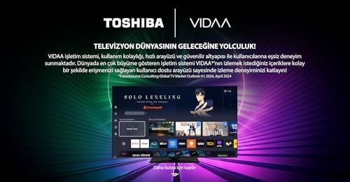 Toshiba VIDAA 65UV3463DT 65" 164 Ekran 4K Ultra HD Smart TV - Görsel 5