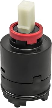 Pressure Balance Cartridge for Shower Faucet, 40mm Cartridge with Distributor, Replaces Part # 40PHF-2