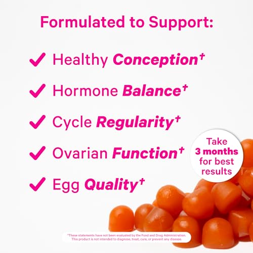 Pink Stork PSFG90 Premium Fertility Gummies For Women - Prenatal Conception Supplements thumb #1