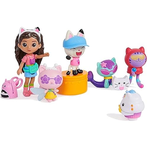 Gabby's Dollhouse Traveler Figure Gift Set with Gabby & 5 Cat Figures