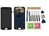 Flügel für Samsung Galaxy S7 G930 G930F SM-G930F AMOLED 5.1 '' Display LCD Ersatzdisplay Schwarz Touchscreen Digitizer Bildschirm Glas Assembly (ohne Rahmen) Ersatzteile & Werkzeuge & Kleber