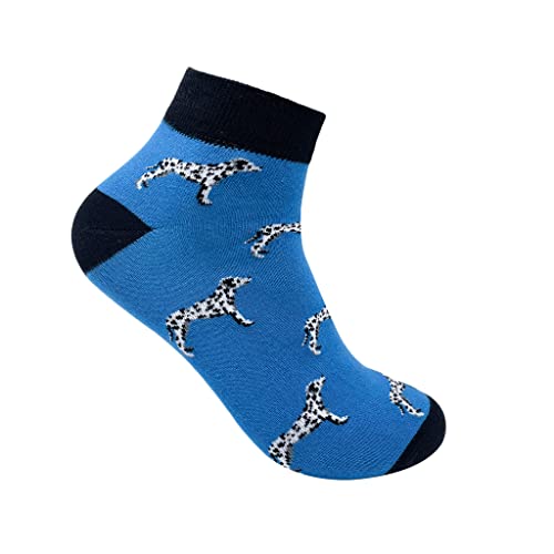 Image of Mint & Oak Men Ankle Socks, Printed Funky Socks, Cotton Unisex Ankle Length Sock, Odour Free Socks - Pack of 1