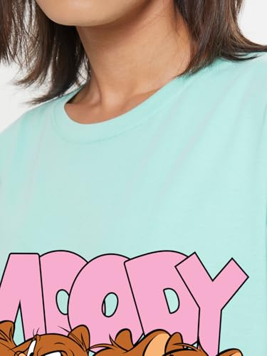 Image of Bewakoof Official Tom & Jerry Merchandise Women's Graphic Print Boyfriend Fit T-Shirt