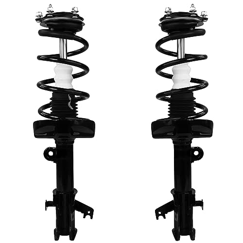 Image of Detroit Axle - FWD 14pc Front End Suspension Kit for 2012 2013 2014 Honda CR-V, Tie Rods Front and Rear Struts w /Coil Spring Sway Bars Rear Upper Control Arms Replacement Ready Struts Shocks Assembly