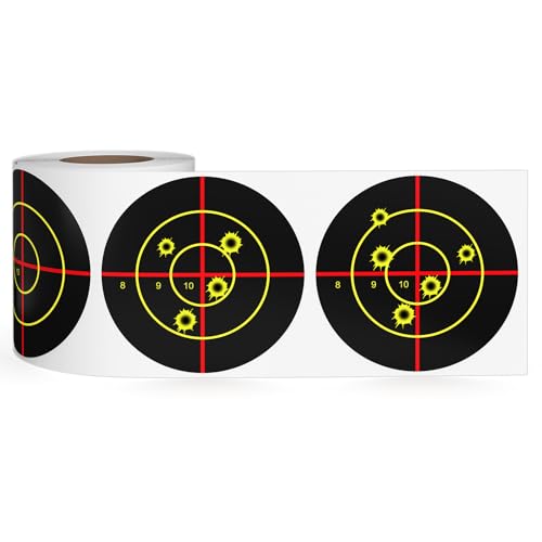 FINDAT 250 PCS Splatter Shooting Target Stickers 76 mm