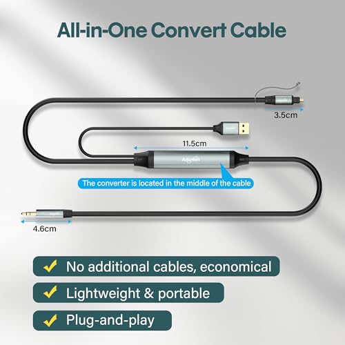 Convertidor DAC de audio óptico a analógico con sonido de 192 KHz para auriculares de televisión 4