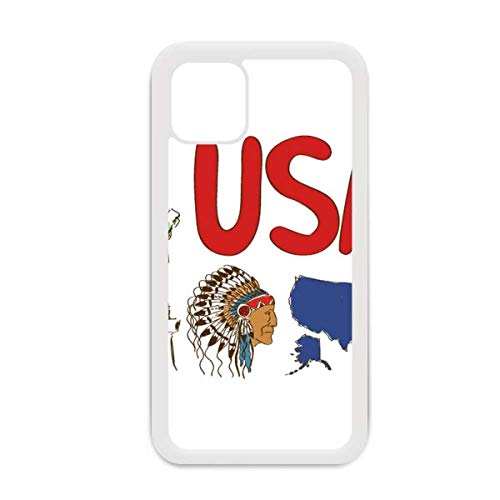 Coque iPhone 12 Pro Max Apple Mini blanche motif monuments fins imprimés