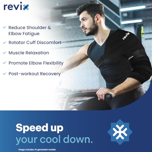 Image of REVIX Arm Ice Pack Wrap for Pitcher & Athelete, Shoulder and Elbow Ice Pack