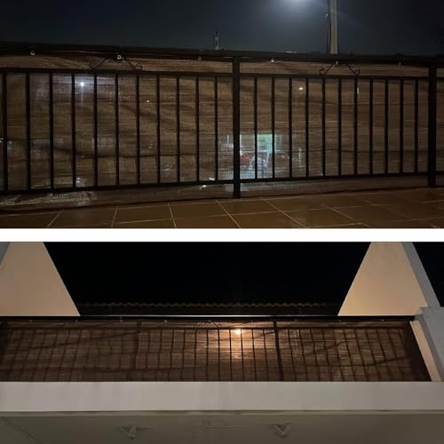Abrotain Fence Privacy Screen Balcony Sun Shade Cloth 6'6"x13' 80% Shade Fabric Outdoor Patio Screens Mesh Panels Apartments Railing Cover UV Protection for Backyard Garden Porch Deck by Abrotain - Image 9