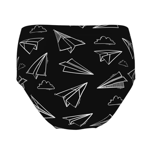 Paper Airplane Girls' Underwear Soft Cotton Little Girls Panties Comfort Briefs2