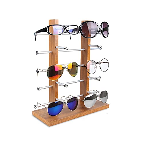 QSJY Brillenhalter 10 Paare -, Multi-Layer-Gläser-Displayständer, Gläser-Shop-Zählerregal-Anzeigen-Requisiten (Color : A) Cover
