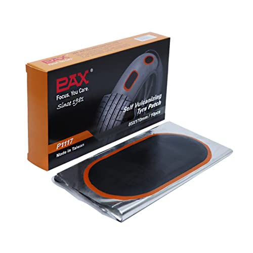 Image of PAX 10 Pcs 85 x 170mm Oval Tube Patches, Puncture Flat Tire Repair Patch for Automobile, Car, Truck, Tractor, Agricultural Vehicles, Heavy Locomotive, BMX, ATVs, River Floating, Inflatable Rubber
