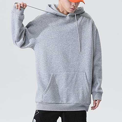 Sudadera deportiva casual para hombre con capucha y bolsillo miniatura 2
