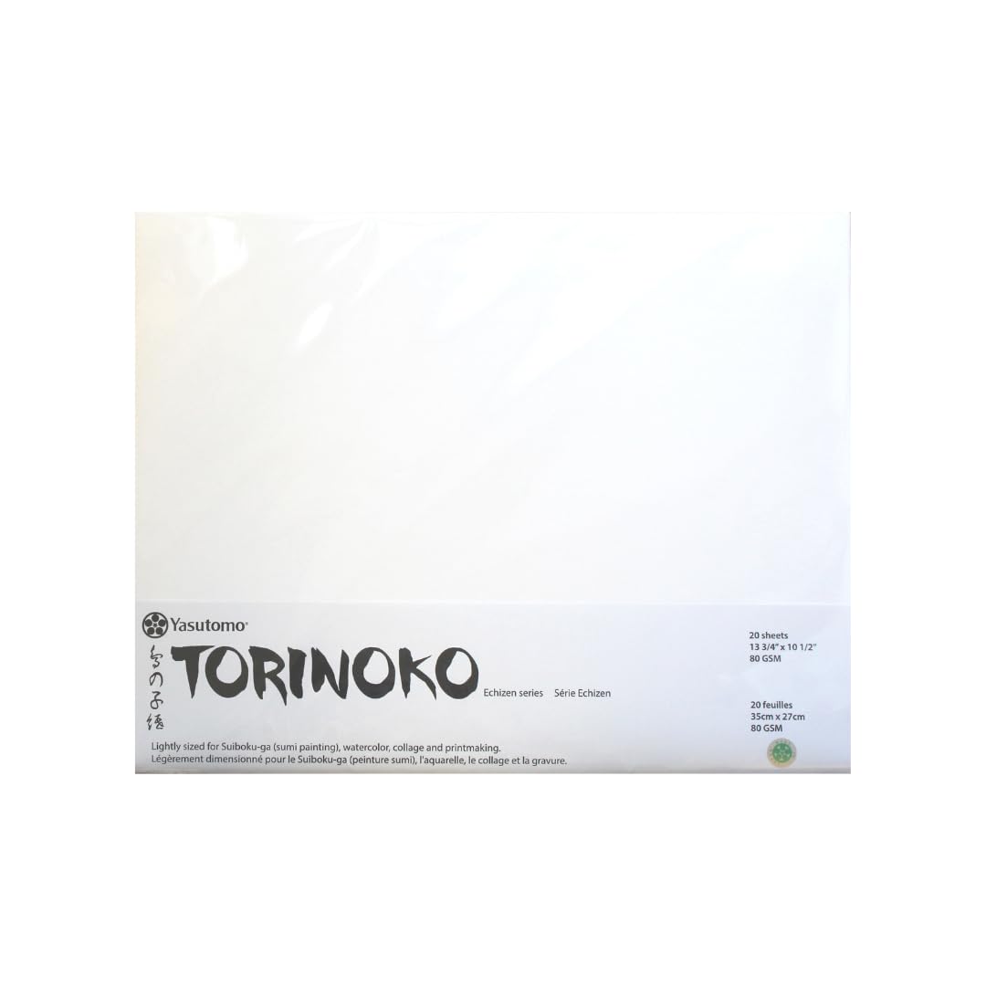Torinoko Paper Specialty Japanese Art Papers 13.75-Inch 20 Sheets