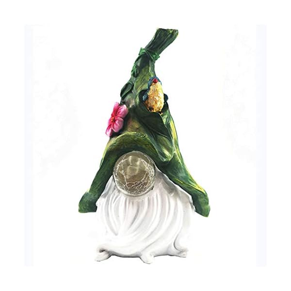 Solar-Gartenzwerge Mit Eichhörnchen & Laterne - Lustige Resin-Figuren Für Garten & Terrasse