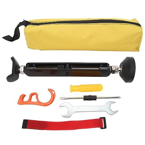 Ausla Motorcycle Lift Stand, 400kg Heavy Duty Jack with Brake Buckle, Universal Wheel Chock, Chain Maintenance Stand, Portable Design with Storage Bag