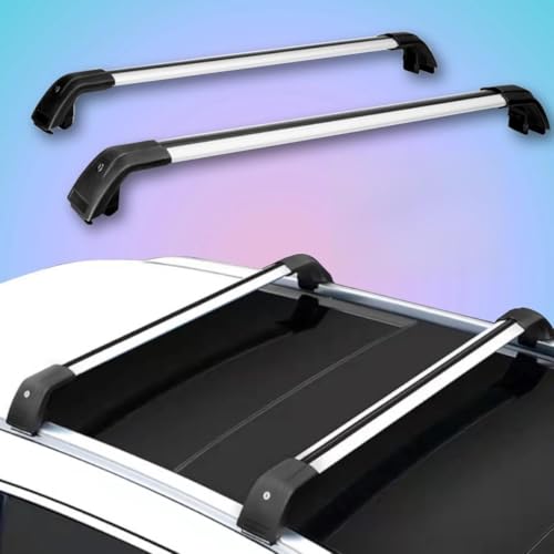 Barres de toit transversales haut de gamme alu Black Silver pour BMW X1