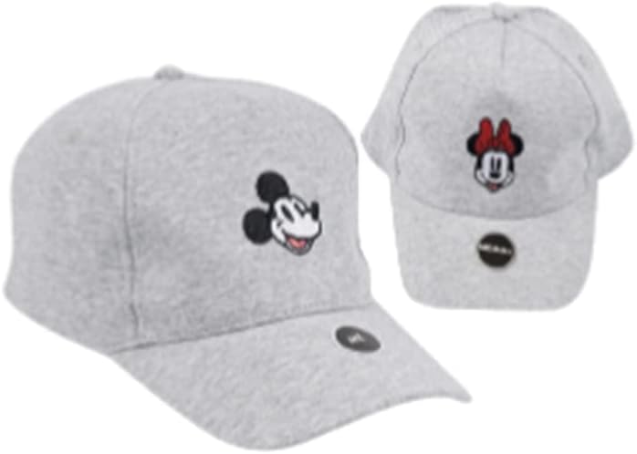 野球帽2点セット グレー ミニーとミッキーマウス, グレー, 5-18 Years