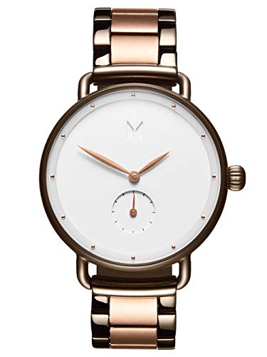 MVMT Analog Quarzuhr für Damen mit Roségoldfarbenes Edelstahlarmband - D-FR01-TIRGW