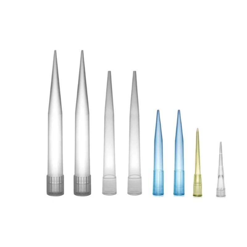 Puntali for pipette da 10 ul, 200 ul, 1000 ul, 5 ml, 10 ml, autoclavabili, puntali for micropipette da laboratorio, puntali for pipette in plastica(100pcs 5ml Tips)