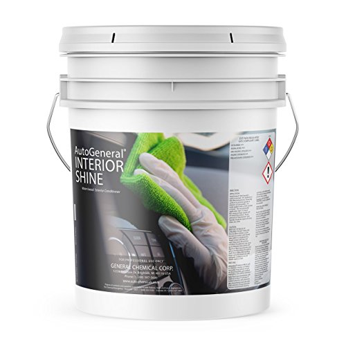 AutoGeneral Interior Shine Car Polish - Auto Detailing - Shine and Protect Car Vinyl, Plastic, and Rubber - Commercial & Residential Use - 5 Gallon Pail