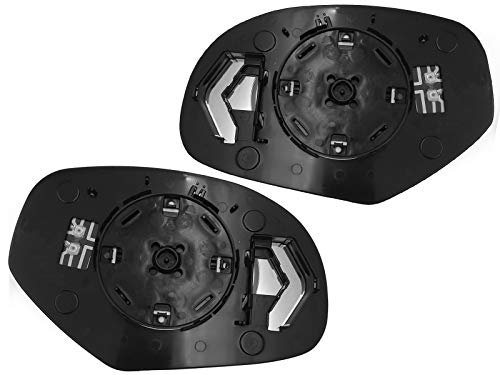 Apa Replacement Mirror Glass Power Heated Fits 2007-2013 Silverado Suburban Avalanche Passenger & Driver Pair Gm1325137 Gm1324137 #TOP1