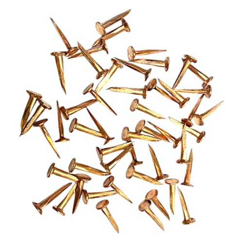 Solid Copper Cut Tacks – 15mm – Flat Head Upholstery Nails for Restoration, Boatbuilding & Craft – Rustproof, Non-Magnetic – 50g Packs