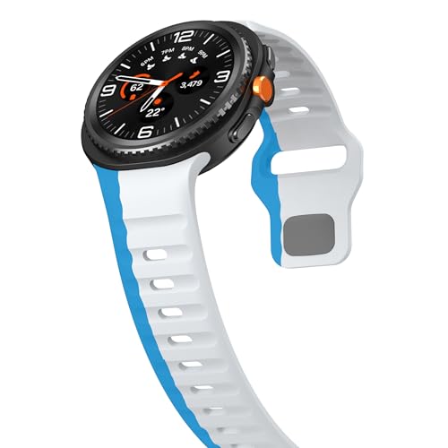 �R���p�`�u�� Samsung Galaxy Watch 8 44mm 40mm/Galaxy Watch 8 Classic 46mm �V���R�������p�o���h ���[�v �X�|�[�c �X�g���b�v �M�����N�V�[�E�H�b�` 8 �o���h�ɑΉ� �_�炩�� �h���h�� ���K�Ȓ�